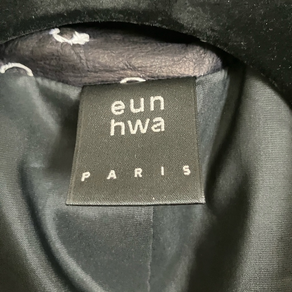 Eun Hwa Paris collection black and white jacket size 40
